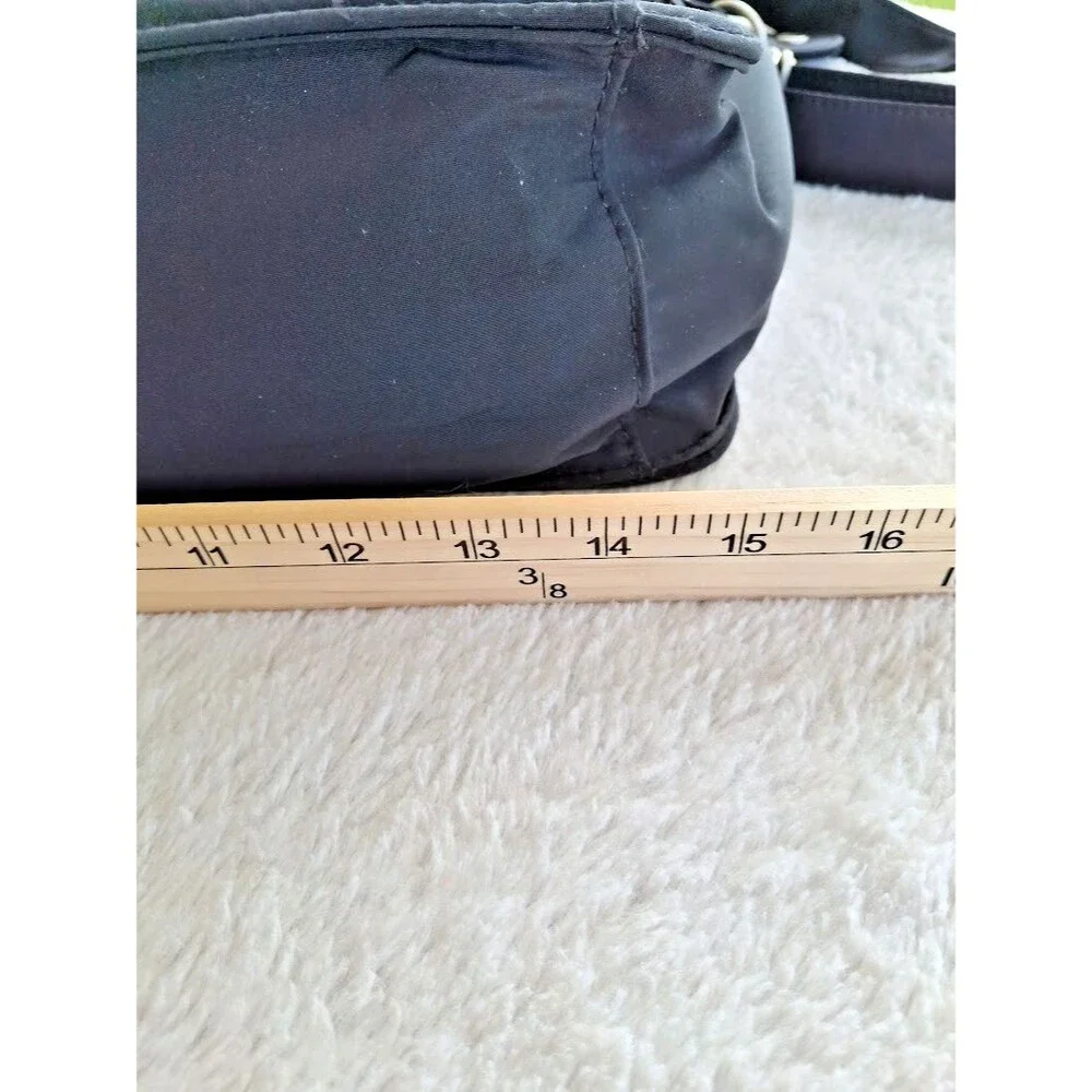 Jourdan Black Nylon Laptop Briefcase Shoulder Bag Business Work Computer Case